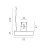 Блок питания 48V LIGHTSTAR 510217 DUE HERMES на трек к 210xxx/270xxx 100W ЧЕРНЫЙ